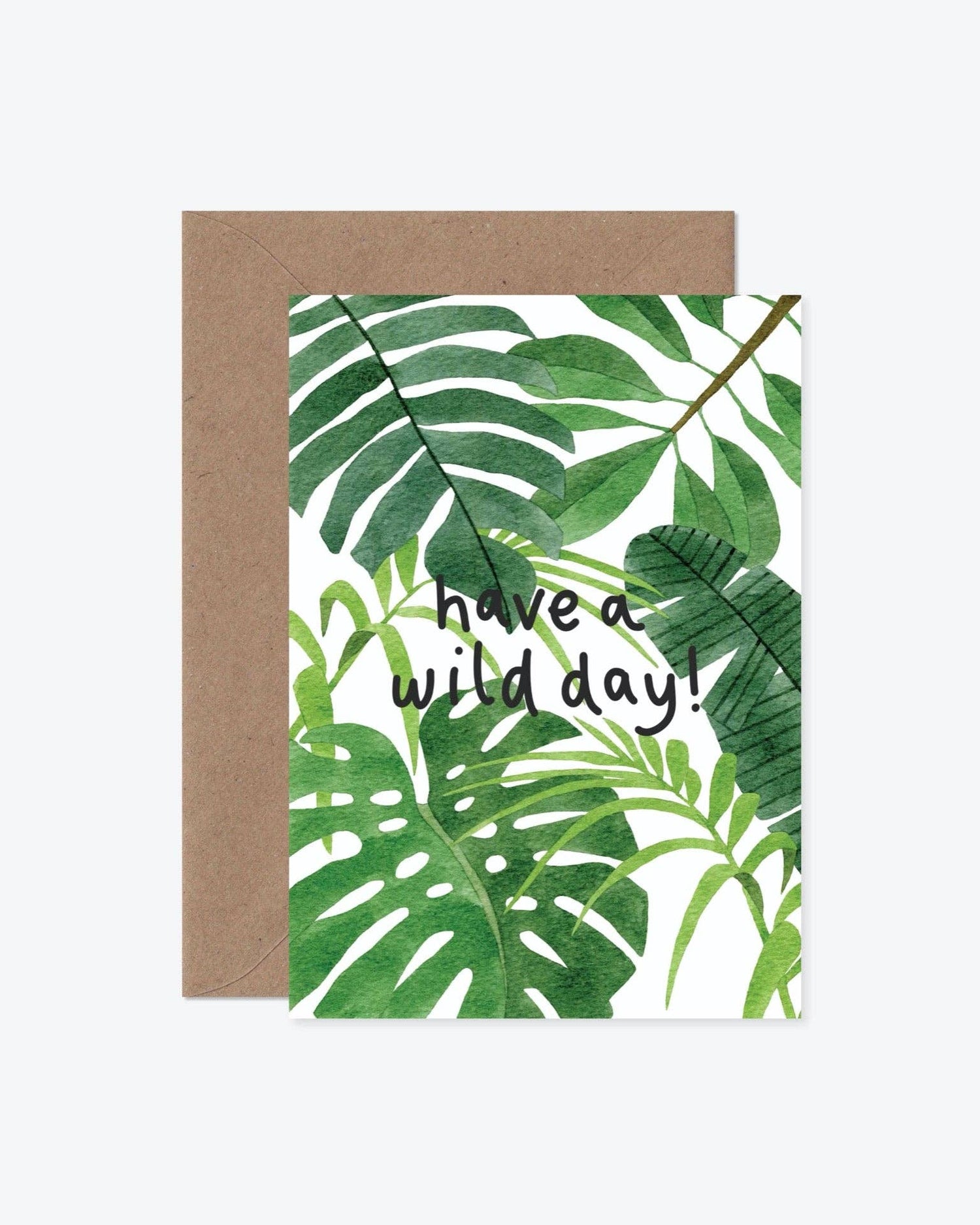 Wild Day Tropical Plants Card